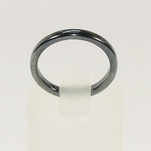 Кольцо из гематита ширина 3 мм